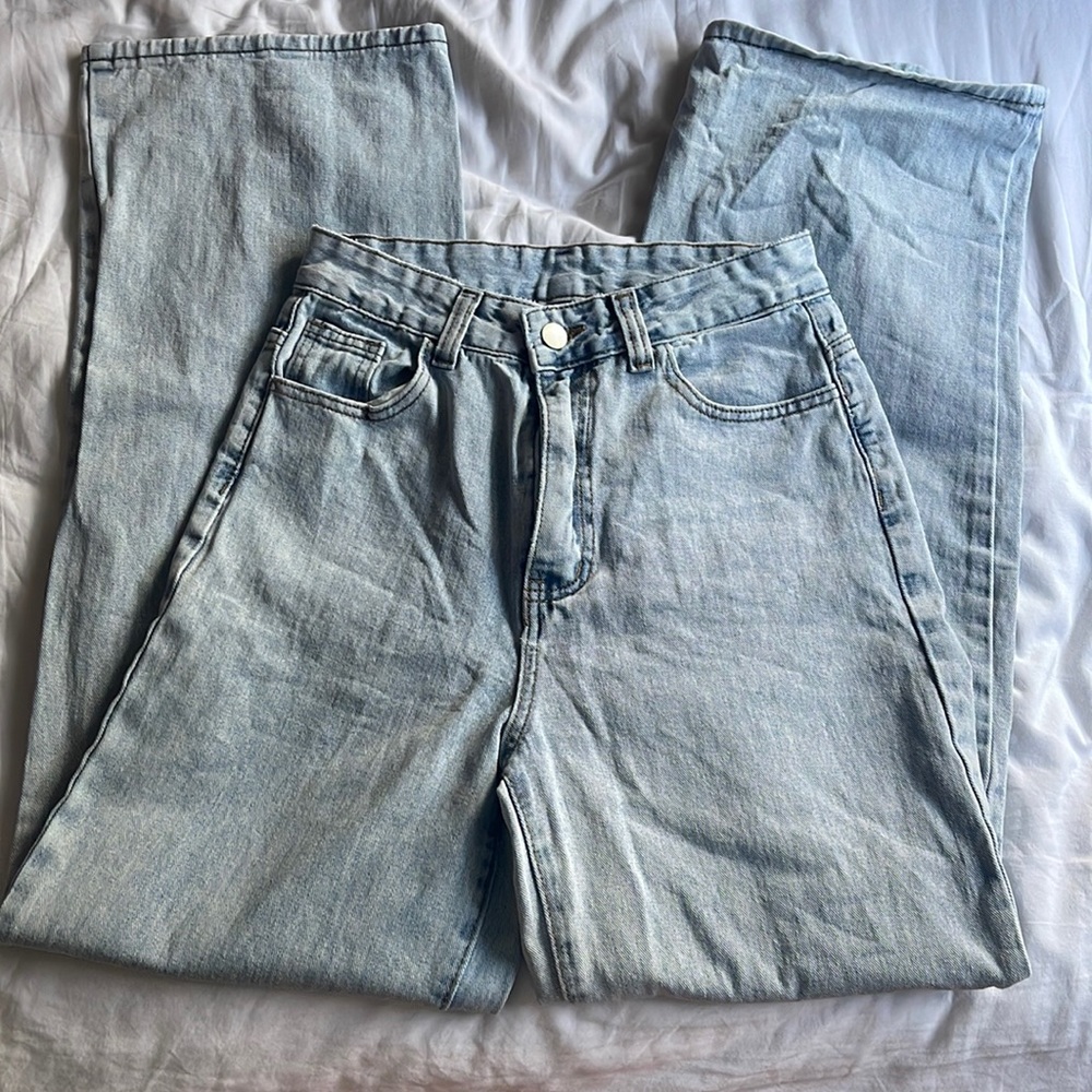 Shein High Rise Wide Leg Jeans